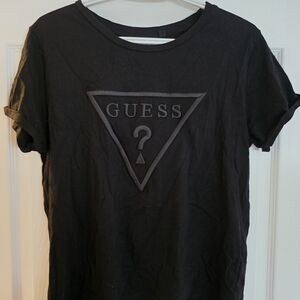 Guess Organic Cotton Black Tee